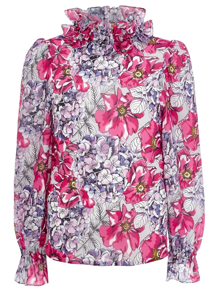 Блузка шифоновая Гортензии - фото 7772