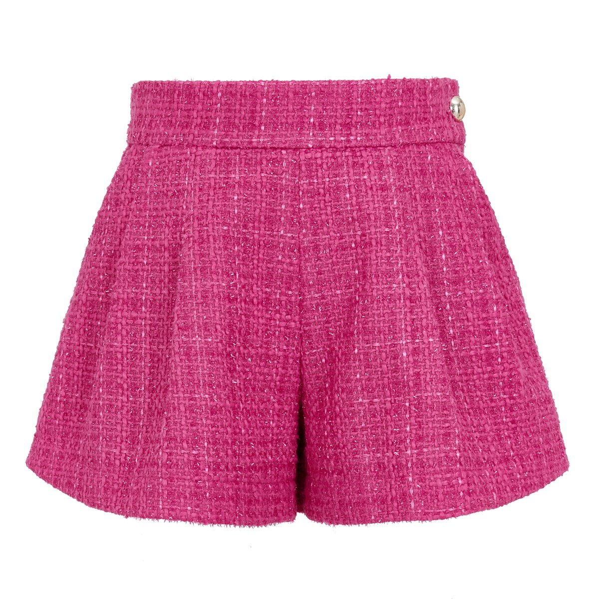 Шорты твидовые, малиновые - фото 8405