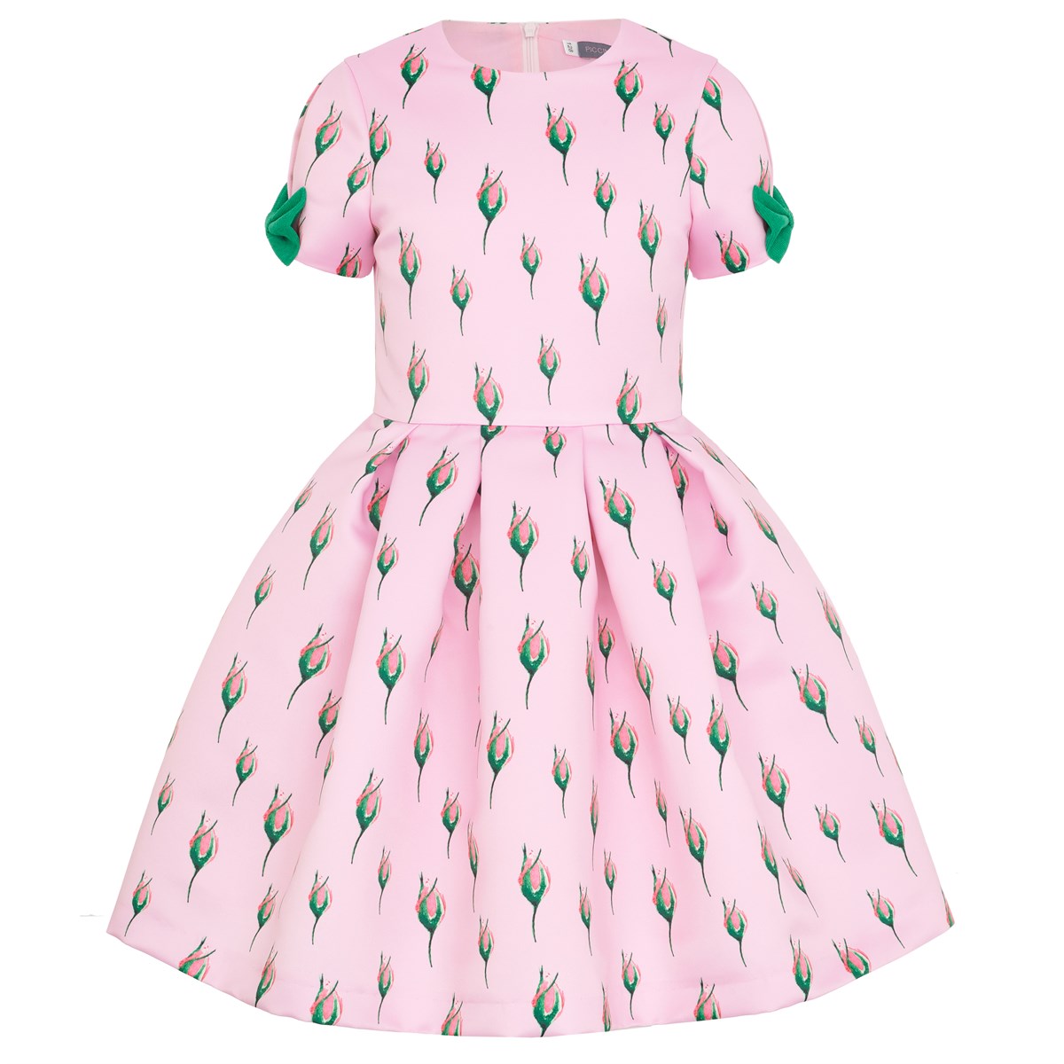 Платье нарядное с розочками - фото 8418