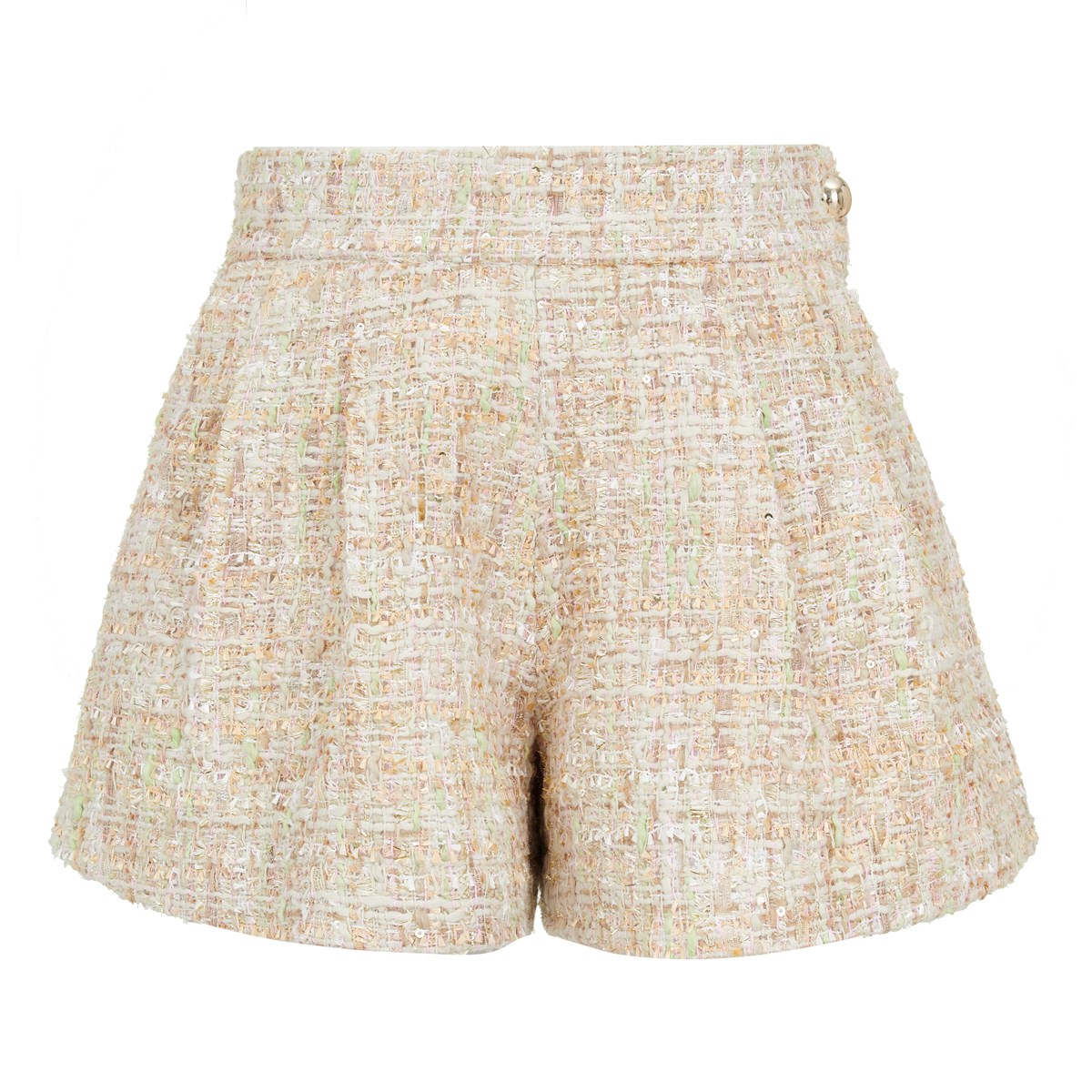 Шорты твидовые , премиальная линия, золотые - фото 8424