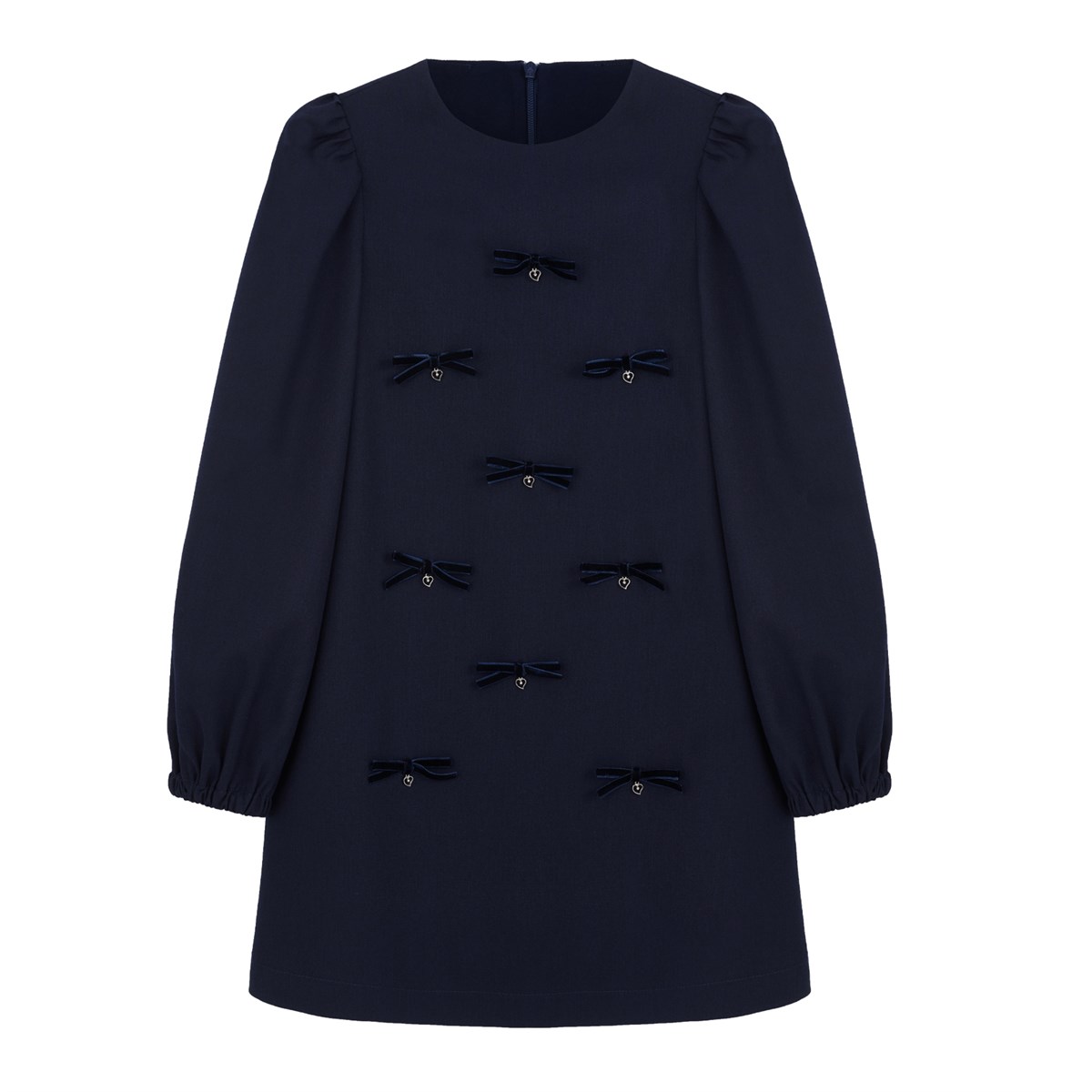 Платье прямое с бантиками, премиальная линия - фото 8451