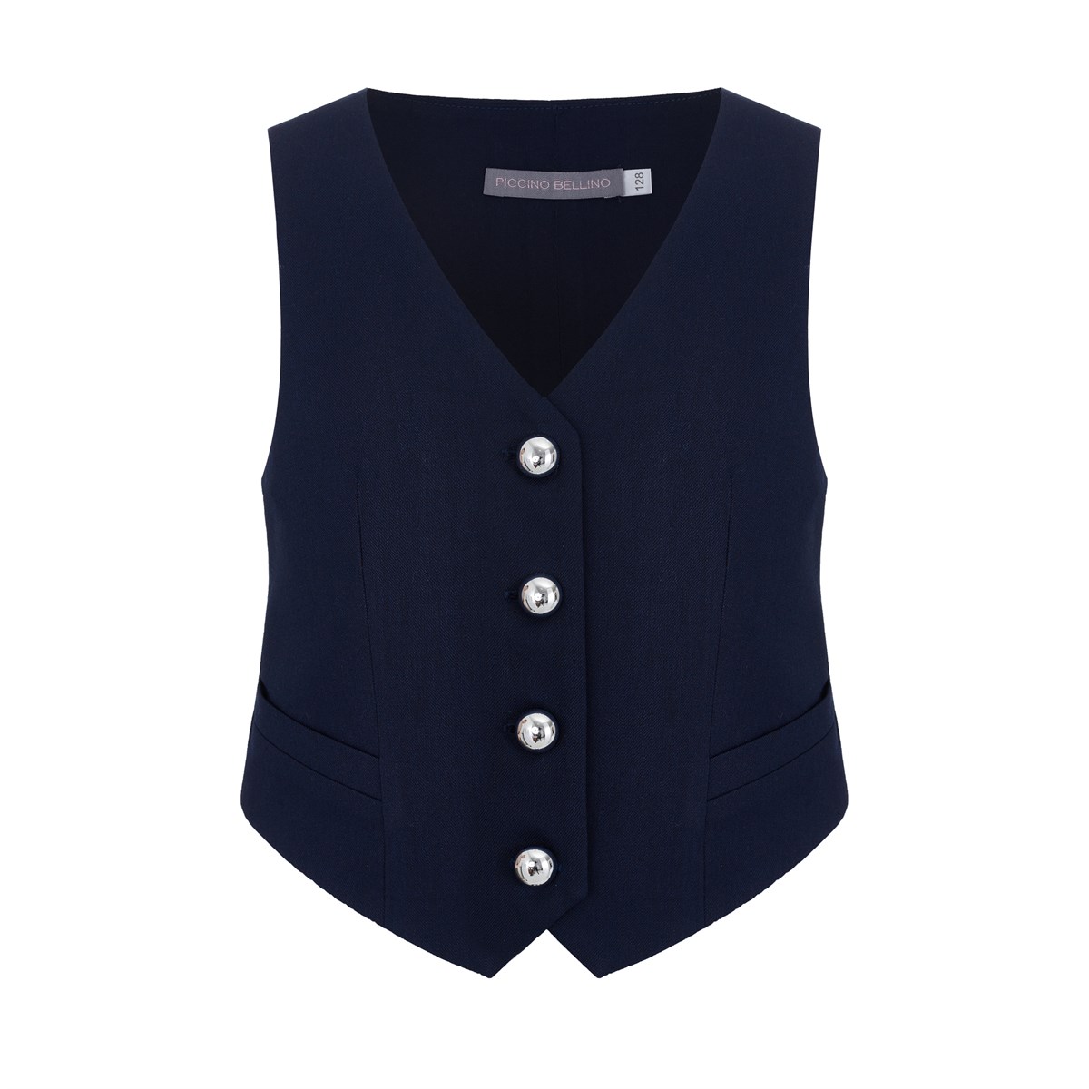 Жилет костюмная ткань, классическая линия - фото 8469