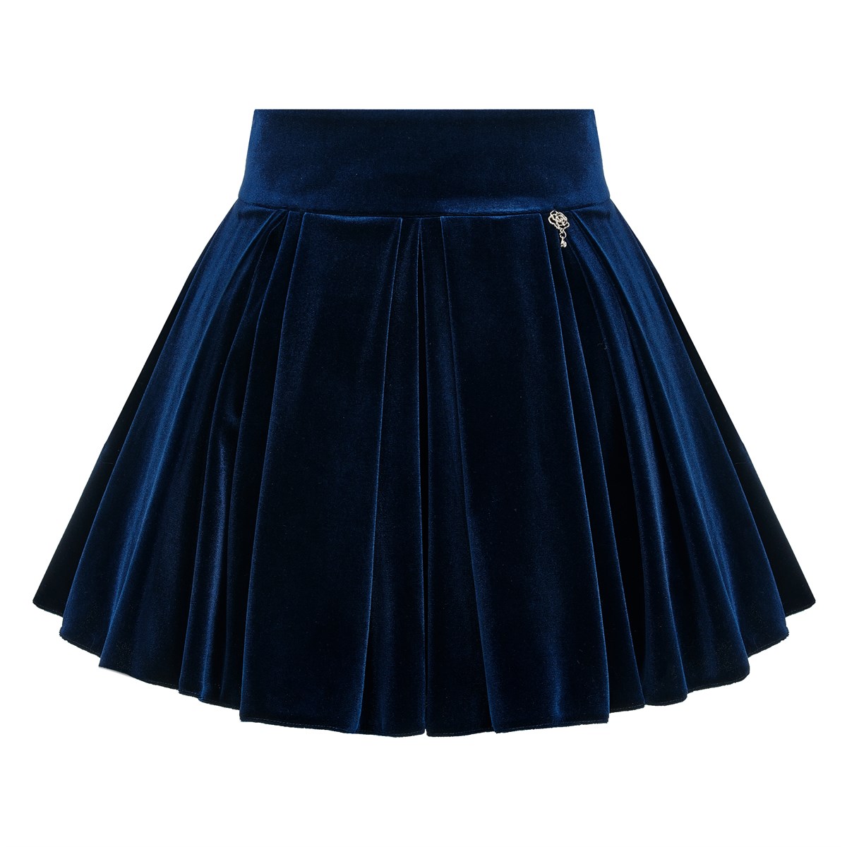 Юбка бархатная на кокетке, премиальная линия - фото 8471