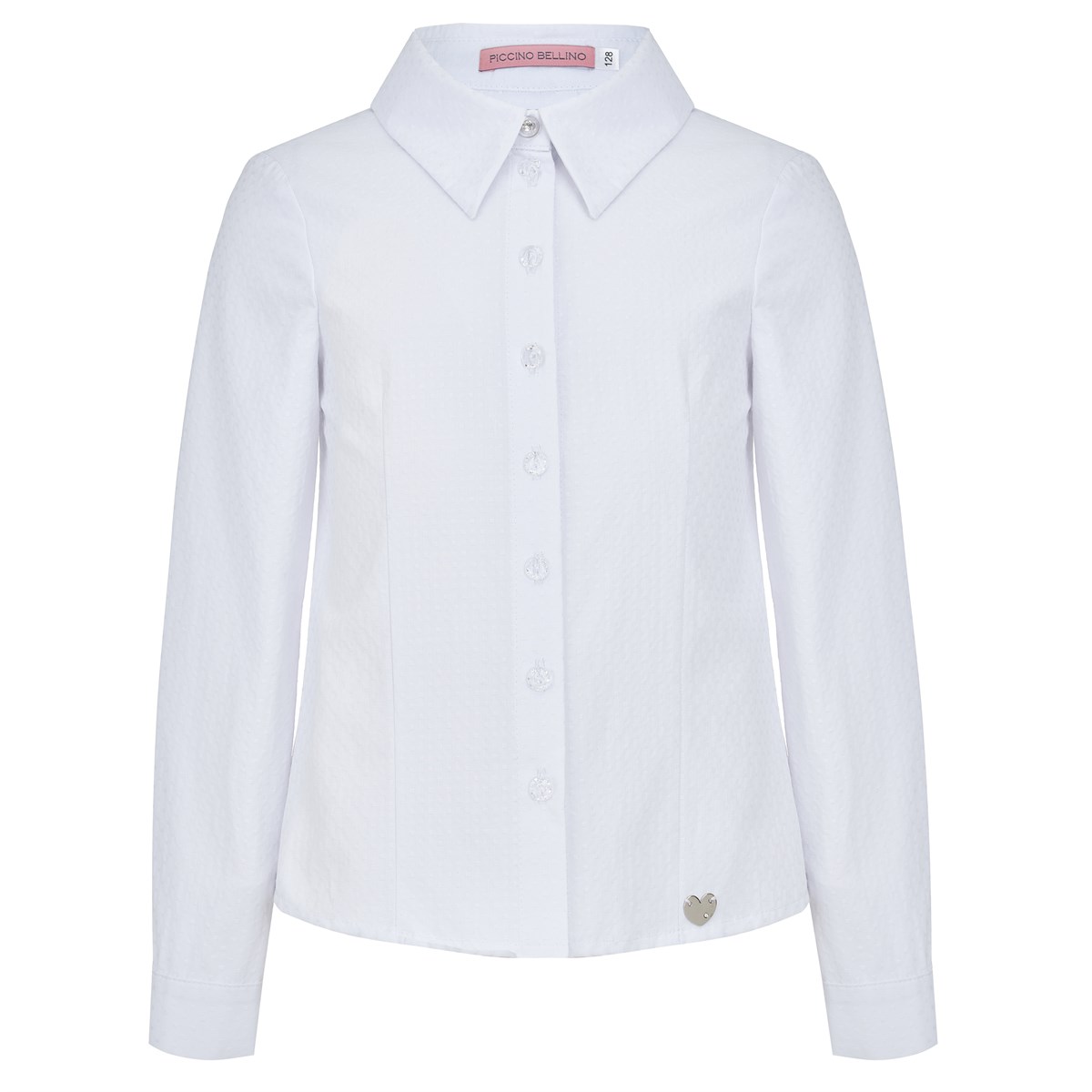 Блузка классическая жаккардовая, премиальная линия - фото 8474