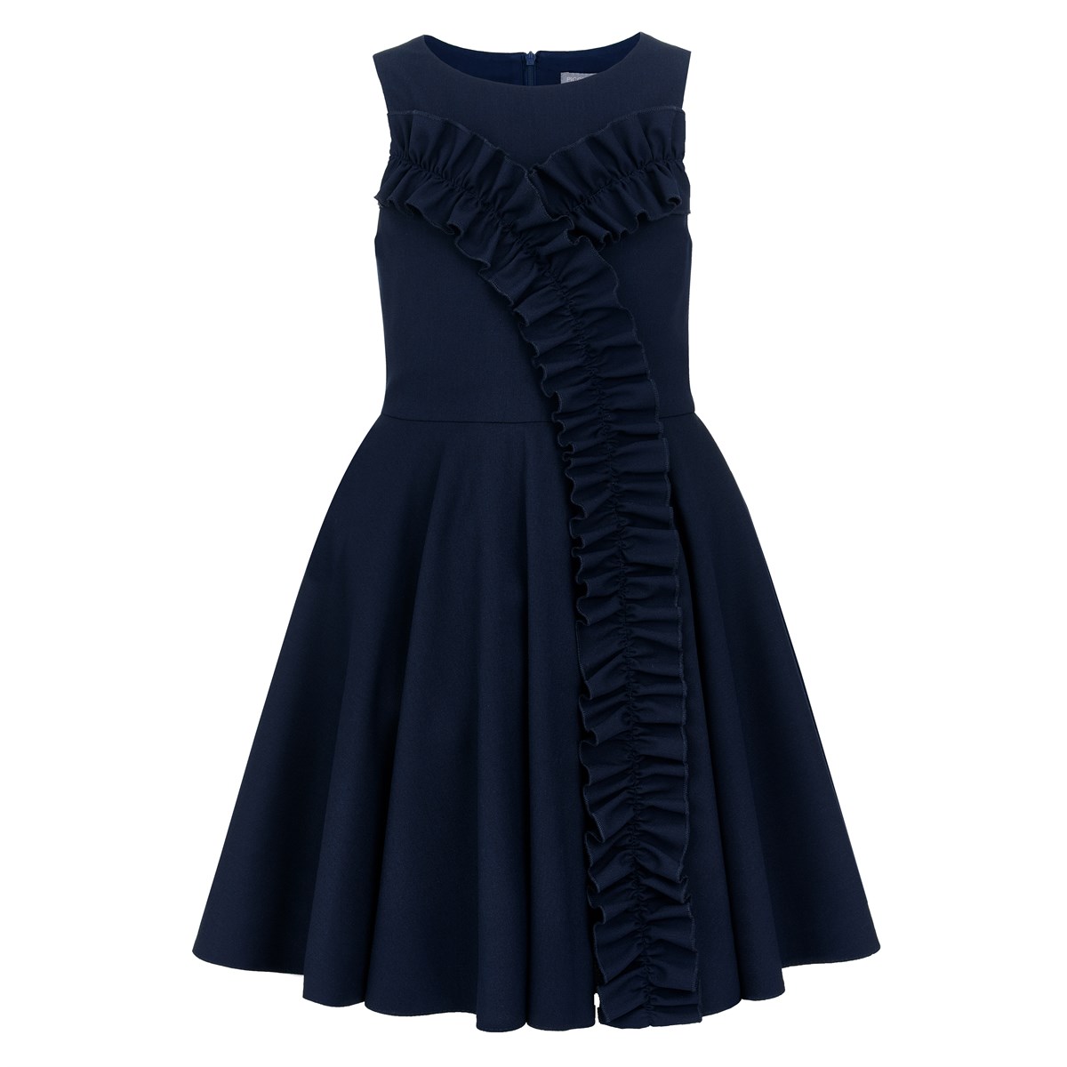 Сарафан с декоративной рюшей, премиальная линия - фото 8477