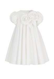 Платье вельветовое с розами, премиальная линия