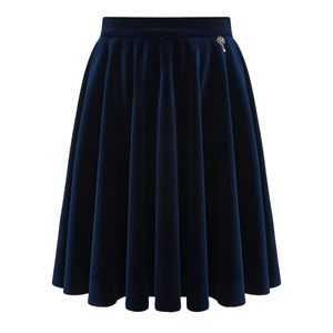 Юбка бархатная, премиальная линия