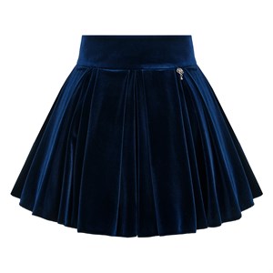 Юбка бархатная на кокетке, премиальная линия